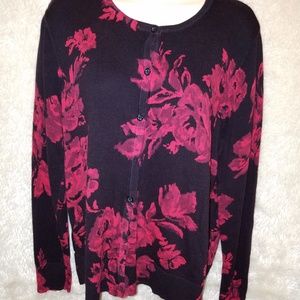 Croft&Barrow button front sweater